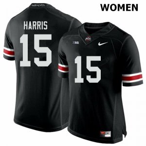 Women's Ohio State Buckeyes #15 Jaylen Harris Black Nike NCAA College Football Jersey In Stock EWN0544ET